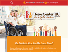 Tablet Screenshot of hopecenterhc.org